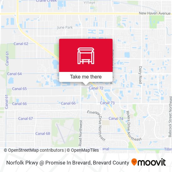 Norfolk Pkwy @ Promise In Brevard map