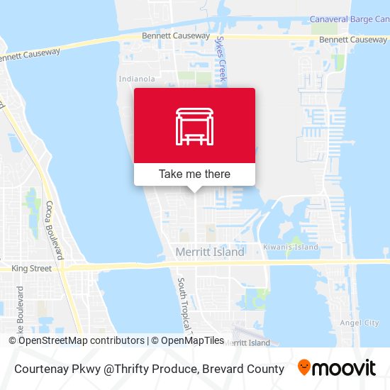 Courtenay Pkwy @Thrifty Produce map