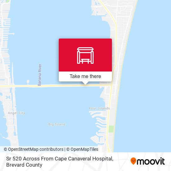 Sr 520 Across From Cape Canaveral Hospital map