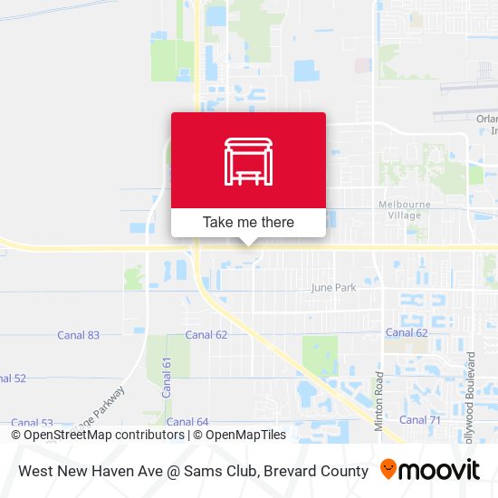West New Haven Ave @ Sams Club map