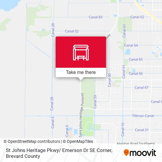 St Johns Heritage Pkwy/ Emerson Dr SE Corner map