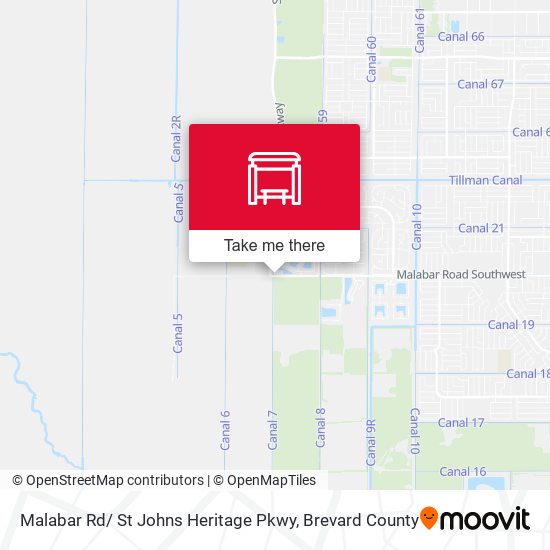 Mapa de Malabar Rd/ St Johns Heritage Pkwy