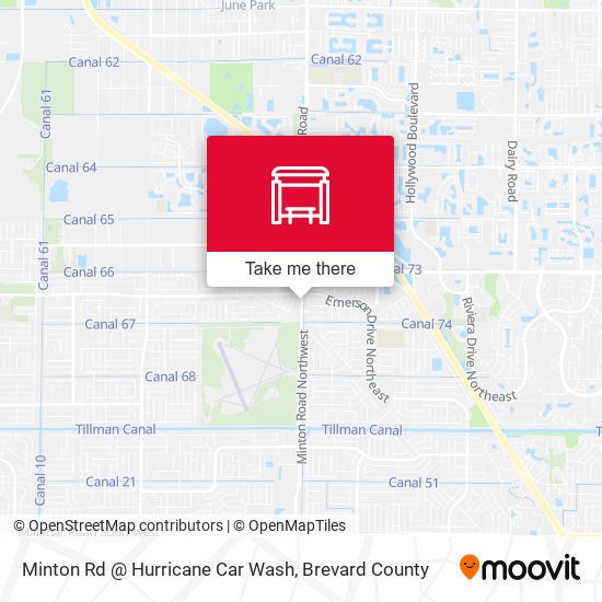 Minton Rd @ Hurricane Car Wash map