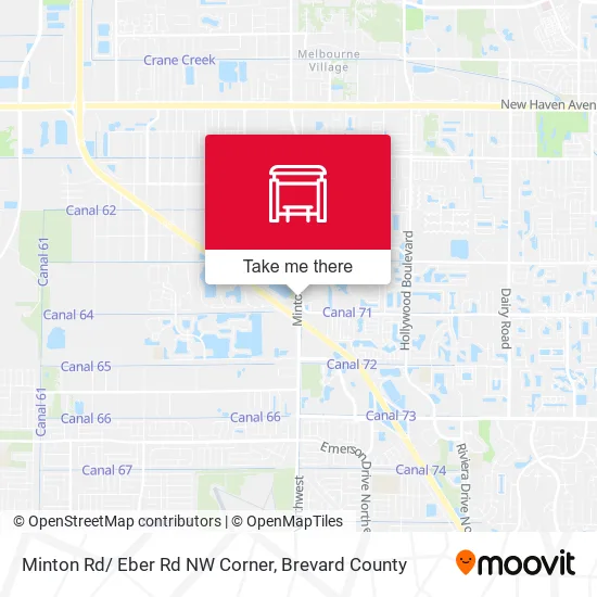 Minton Rd/ Eber Rd NW Corner map