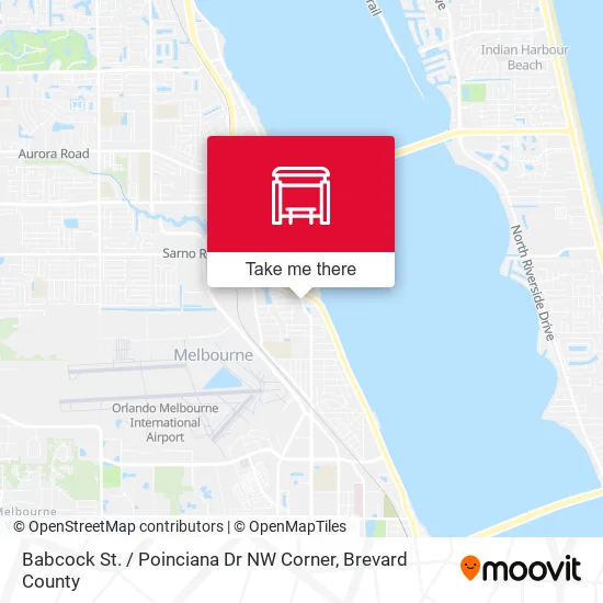 Babcock St. / Poinciana Dr NW Corner map