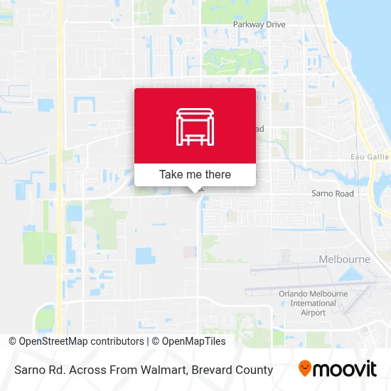 Sarno Rd. Across From Walmart map