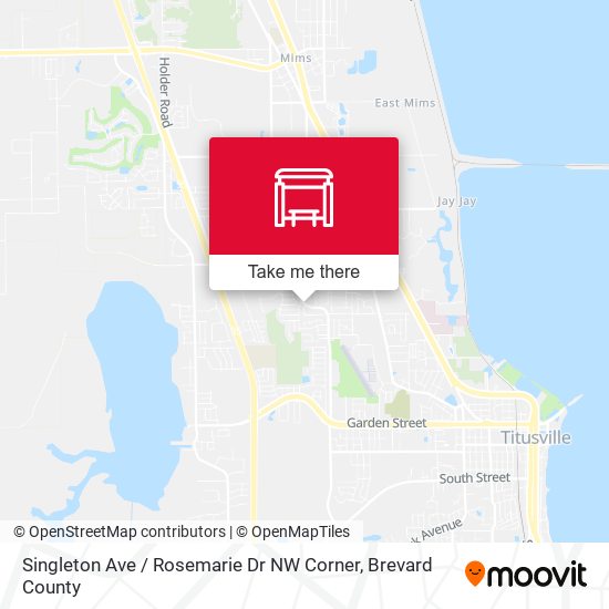 Singleton Ave / Rosemarie Dr NW Corner map