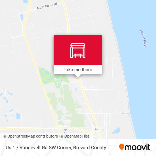 Us 1 / Roosevelt Rd SW Corner map