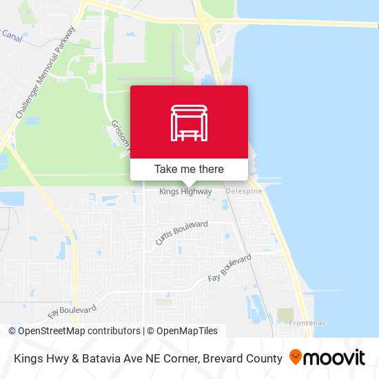 Mapa de Kings Hwy & Batavia Ave NE Corner