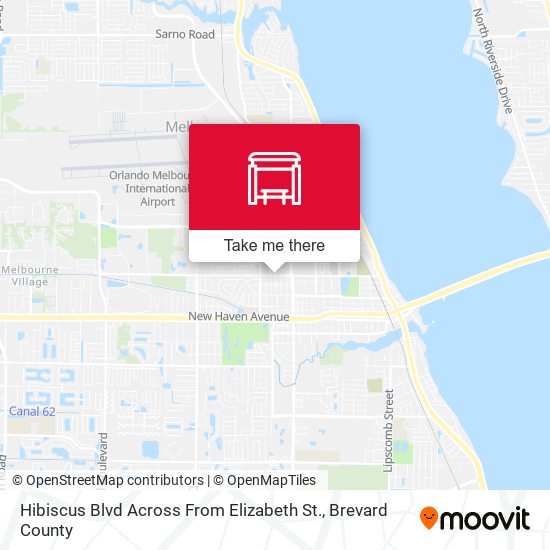 Hibiscus Blvd Across From Elizabeth St. map