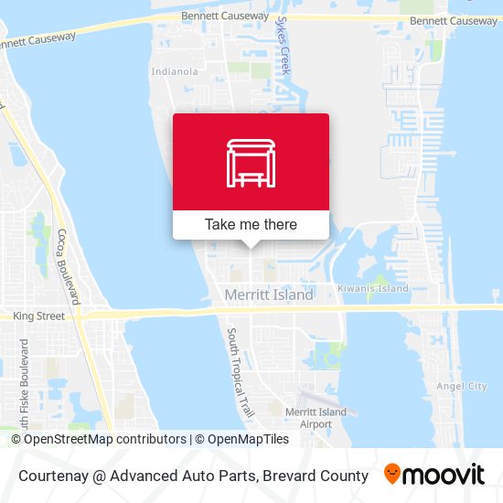 Courtenay @ Advanced Auto Parts map