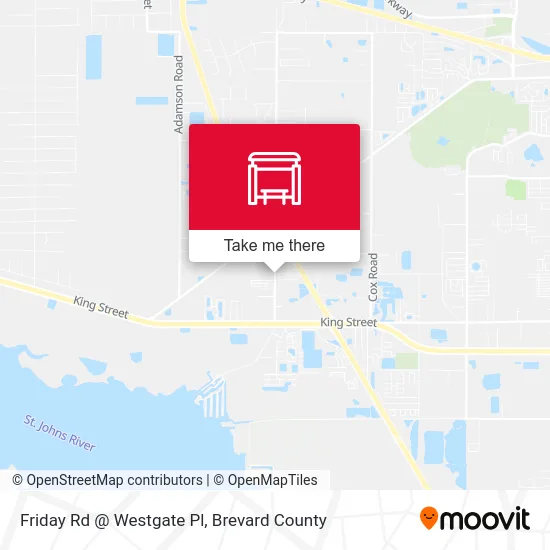 Friday Rd @ Westgate Pl map