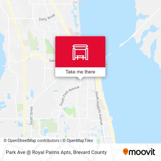 Park Ave @ Royal Palms Apts map