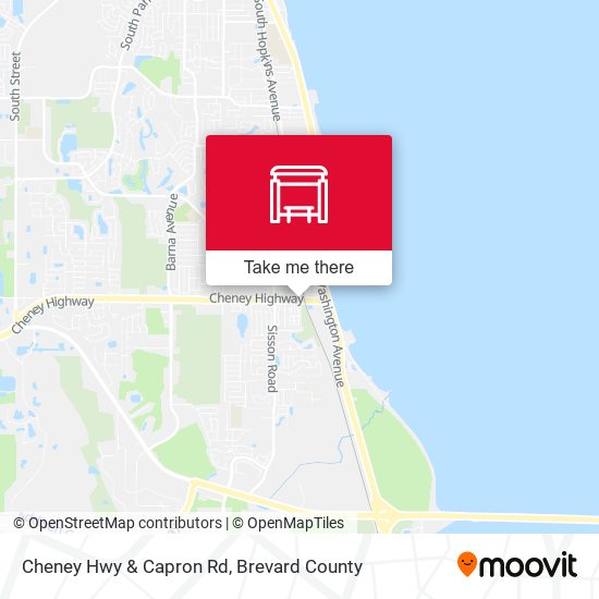 Cheney Hwy & Capron Rd map