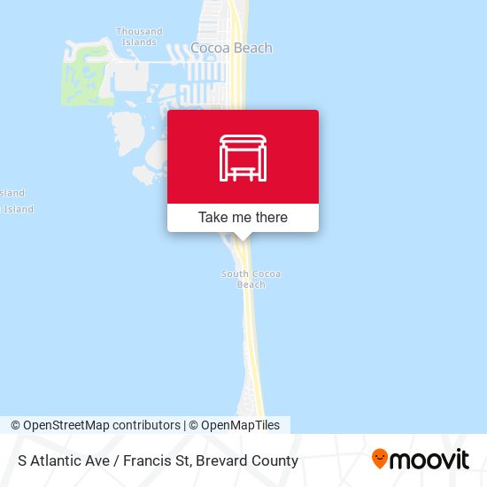 S Atlantic Ave / Francis St map