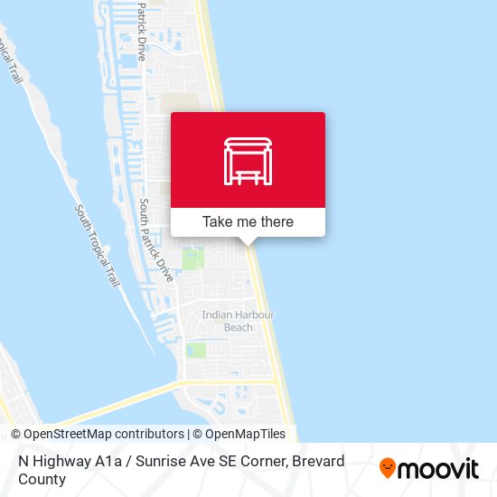 Mapa de N Highway A1a / Sunrise Ave SE Corner