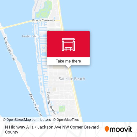 N Highway A1a / Jackson Ave NW Corner map