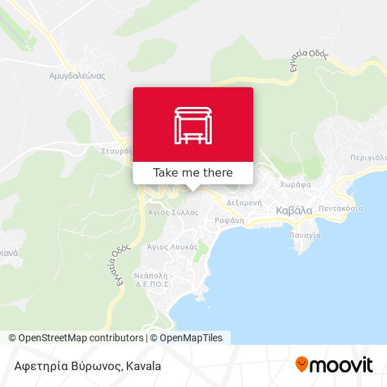 Αφετηρία Βύρωνος map