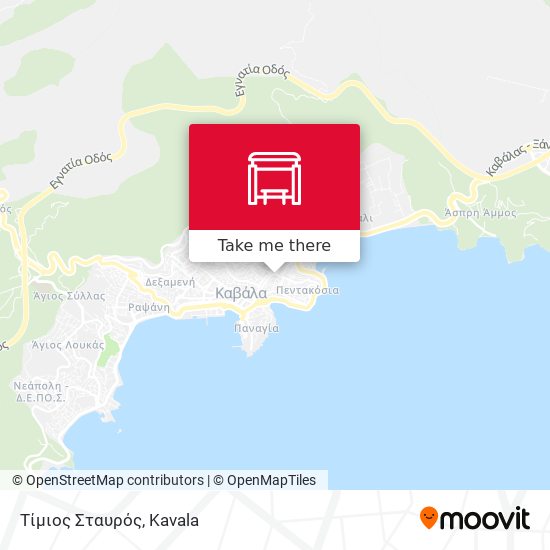 Τίμιος Σταυρός map