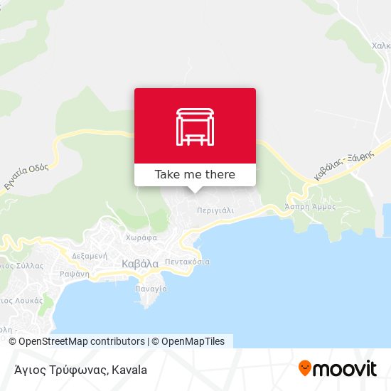Άγιος Τρύφωνας map