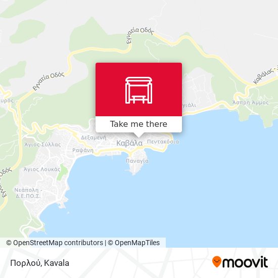 Πορλού map