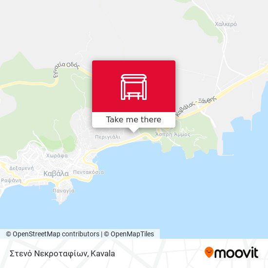 Στενό Νεκροταφίων map