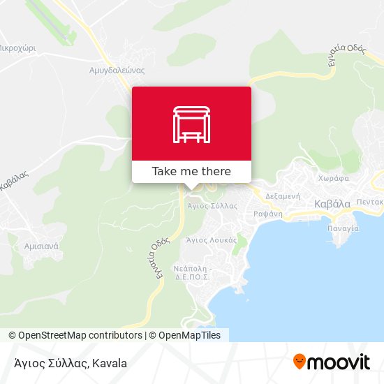 Άγιος Σύλλας map