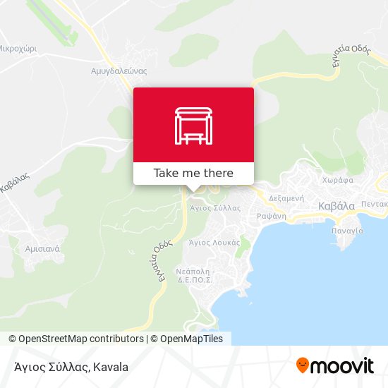 Άγιος Σύλλας map