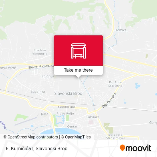 E. Kumičića I map
