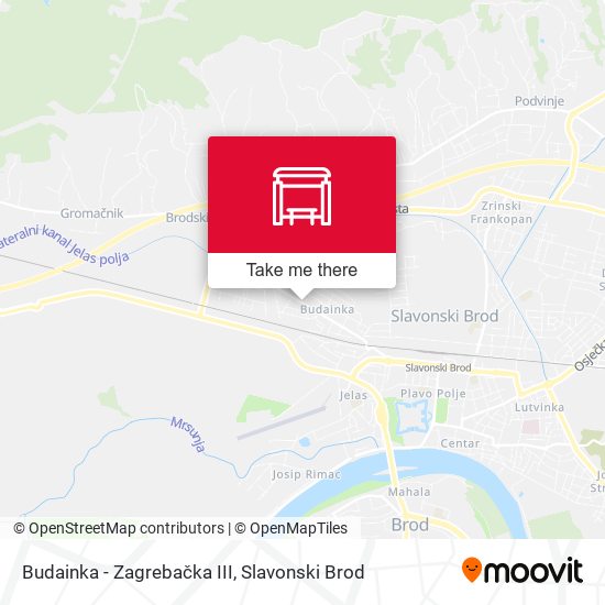 Budainka - Zagrebačka III map