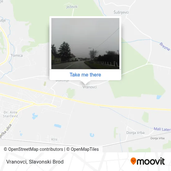 Vranovci map
