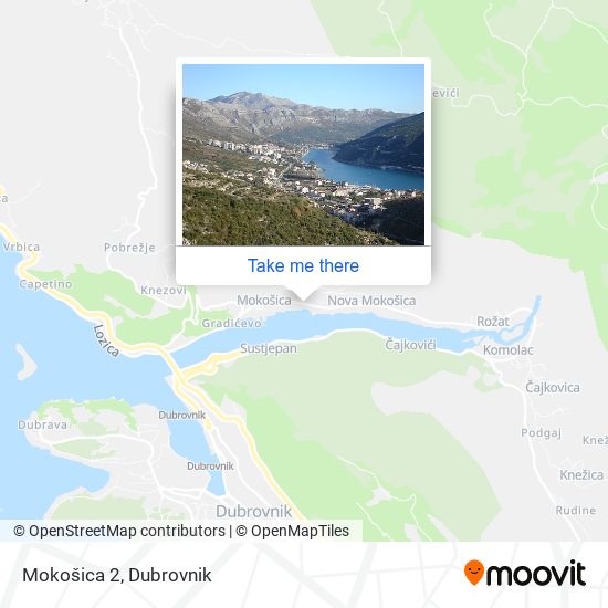 Mokošica 2 map