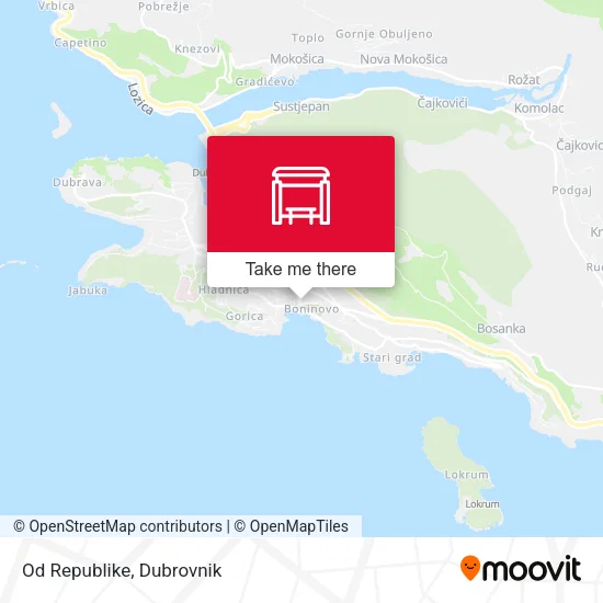 Od Republike map