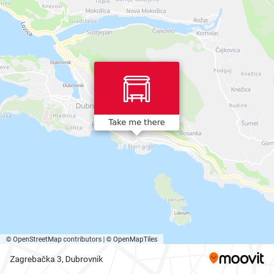 Zagrebačka 3 map