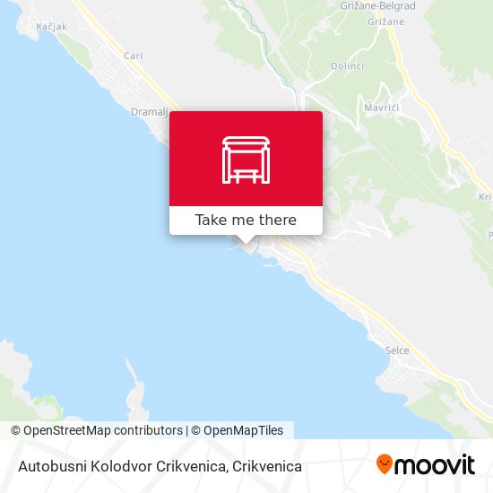 Autobusni Kolodvor Crikvenica map