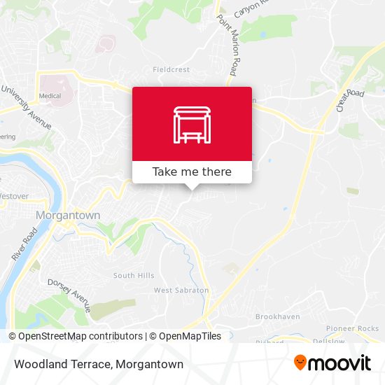 Woodland Terrace map