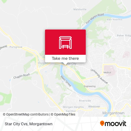 Star City Cvs map