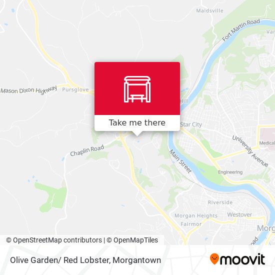 Olive Garden/ Red Lobster map