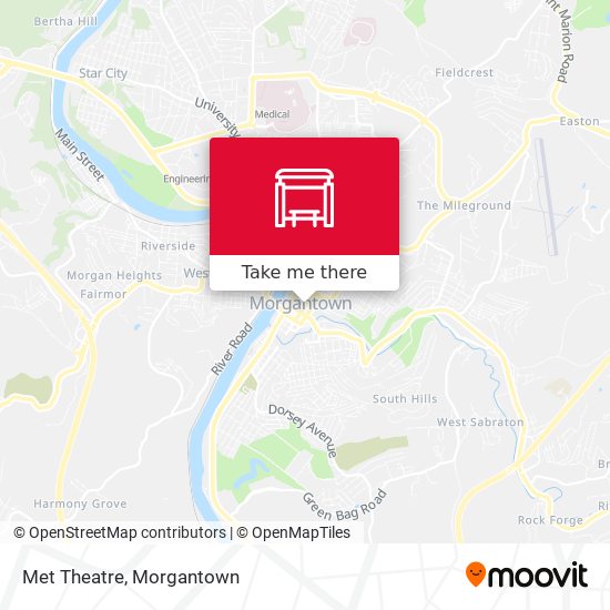 Met Theatre map