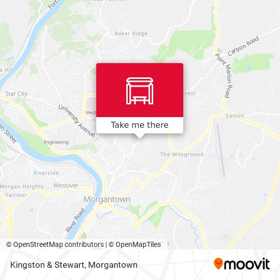 Mapa de Kingston & Stewart