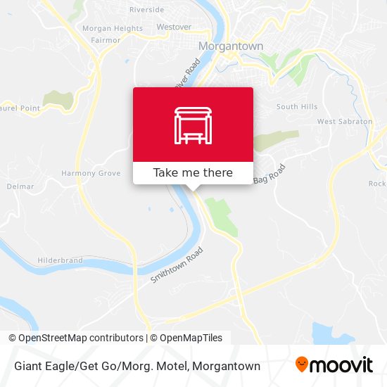 Giant Eagle/Get Go/Morg. Motel map