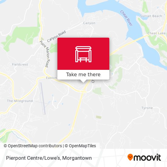 Pierpont Centre/Lowe's map