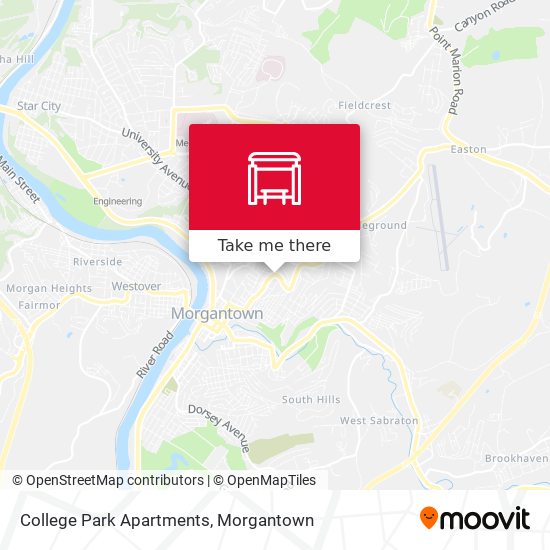 College Park Apartments map