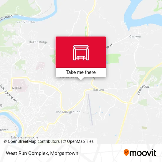 West Run Complex map