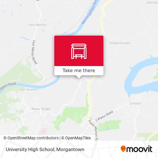 University High School map