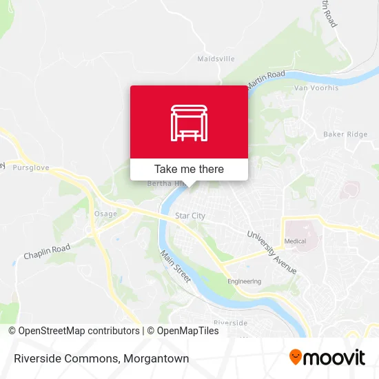 Riverside Commons map