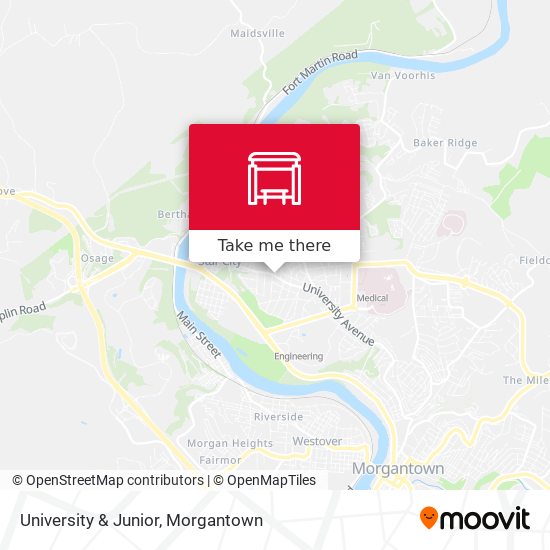 Mapa de University & Junior
