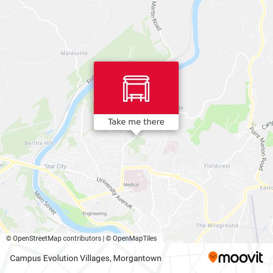 Campus Evolution Villages map