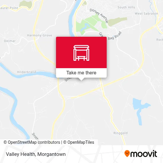 Valley Health map