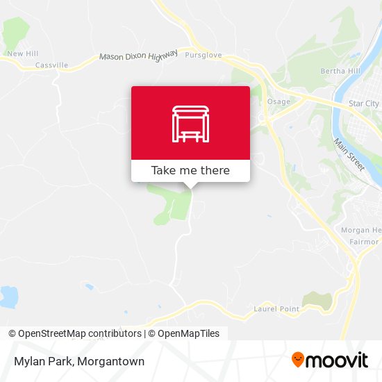 Mapa de Mylan Park